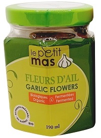 Fleurs d'ail fermentées dans l'huile - Format 190 ml - Le Petit Mas