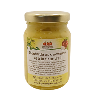Moutarde aux pommes et fleur d'ail | Le Petit Mas 